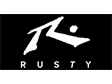 Rusty Surfboard Logo