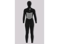 Sisstrevolution 7 SEAS 5.4mm Eco Wetsuit Chest Zip neoprene hooded woman Fullsuit black