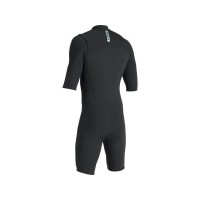 VISSLA Eco 7 Seas 2mm Spring Suit Neopren Shorty schwarz Chest Zip BLACK WITH JADE Größe L