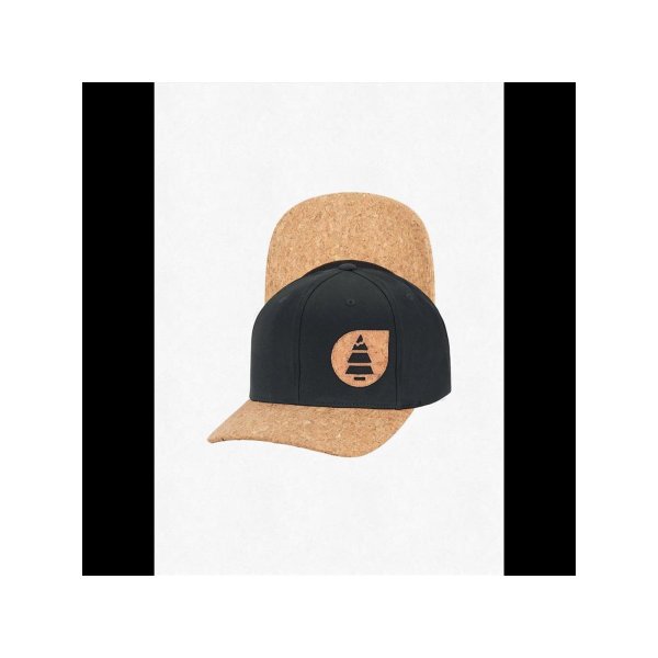 Line Cap black curved Snapback Cork skirt Picture Organic Clothing