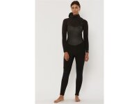 SISSTR Evolution 7 SEAS 5.4mm Eco Wetsuit Chest Zip Neopren mit Haube für Frauen Fullsuit schwarz Größe 10