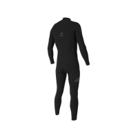 Soöruz eco Wetsuit Fullsuit 4.3mm Chest Zip GREEN LINE BioPrene black size S