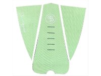 Surfganic Premium Eco Surfboard Foot Grip Tail Traction Pad mint green three-piece