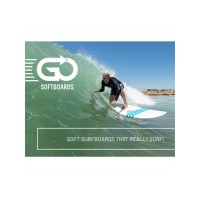 GO Softboard 6.8 Surf Range Soft Top Surfboard (Austellungsstück)