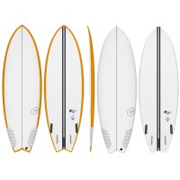 Surfboard TORQ TEC Summer Fish Board Quad Thruster...