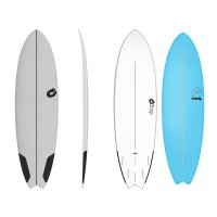 Surfboard TORQ Epoxy TET MOD Fish Board full blau