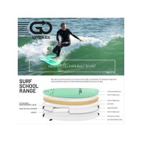 GO Softboard School Surfboard 7.0 wide body Lila