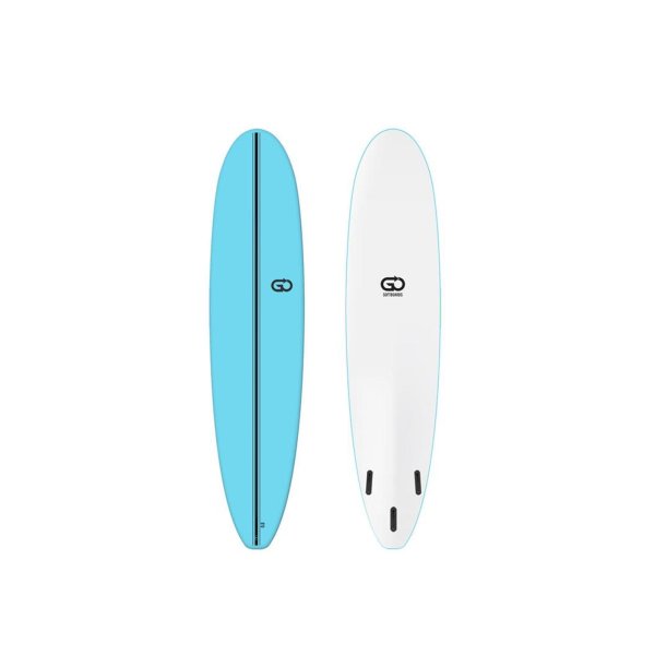 GO Softboard 8.0 Surf Range Soft Top Surfboard Blu
