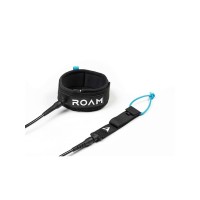 ROAM Surfboard Leash Premium 9.0 Knie 7mm Schwarz