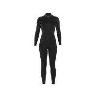 SISSTR Evolution 3.2mm Eco Wetsuit Print Blumenmuster Back Zip schwarz Frauen wetsuit Größe 8 / M