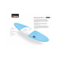 Surfboard Fin TORQ Softboard 9.0 Longboard Blue